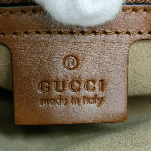 Gucci Hand Bag Black Leather 756-062525 - Picture 14 of 14